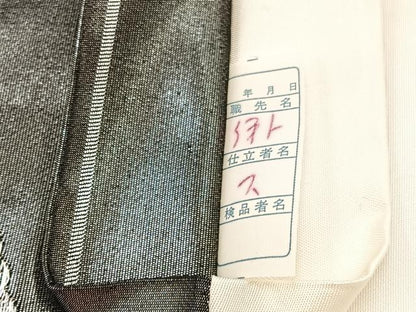 平和屋着物◎六通柄袋帯　唐織　竹取物語　金銀糸　正絹　逸品　BAAX1846hv