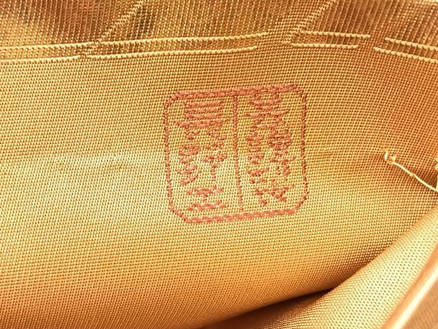 平和屋着物◎西陣 長野工芸謹製 六通柄袋帯 伝統工芸 縄文様 金糸 正絹 逸品 BAAX1997hv
