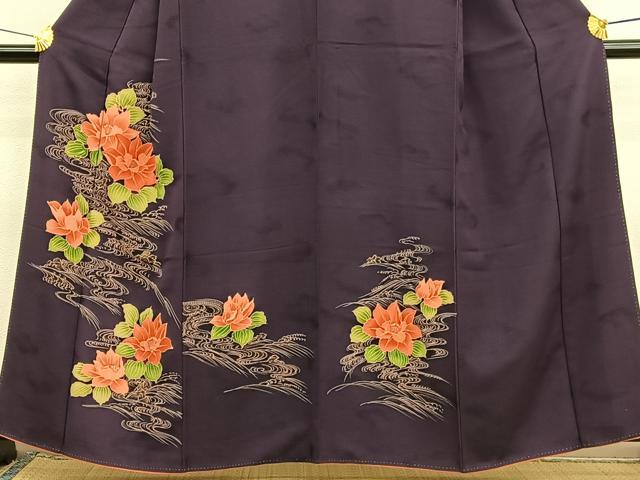 平和屋着物■訪問着 流水花文 金彩 正絹 逸品 BAAX2017hv