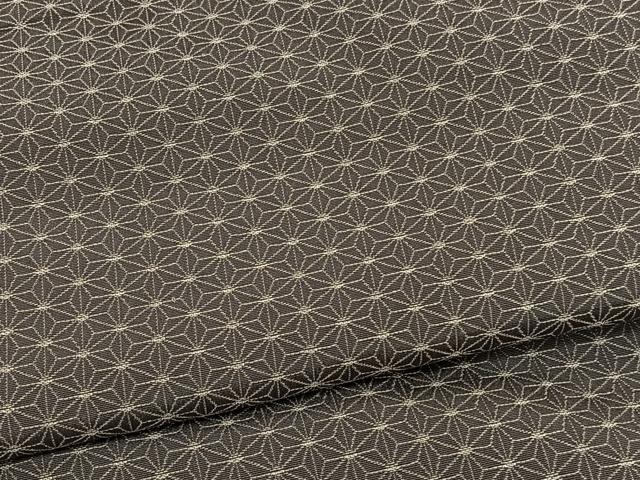 平和屋着物■上質なお召 麻の葉文様 正絹 逸品 BAAX2018hv