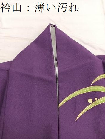 平和屋着物■訪問着 露芝文 暈し染め 金彩 胴抜き仕立て 洗える着物 BAAX2019hv
