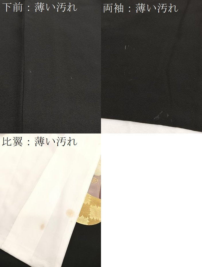 平和屋着物■豪華黒留袖　作家物　寿宝錦　金彩　正絹　逸品　BAAX2025hv