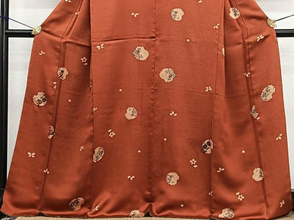 平和屋着物■訪問着 刺繍 雪輪花文 金彩 金通し地 正絹 逸品 BAAX2029hv