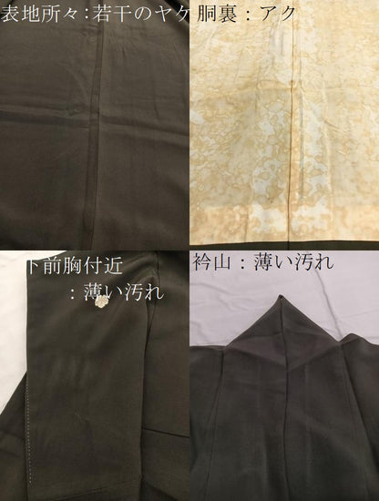 平和屋着物■豪華黒留袖 刺繍 松飛鶴文 金銀彩 正絹 逸品 BAAX2040hv