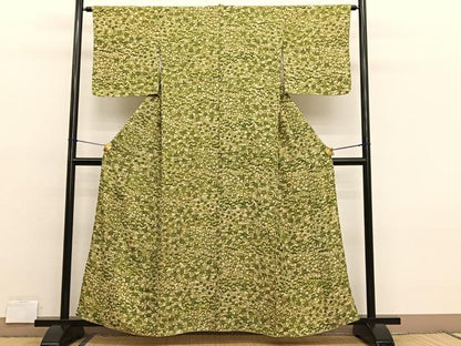 平和屋着物■上質な小紋 松竹梅 正絹 逸品 未使用 BAAX2087hv