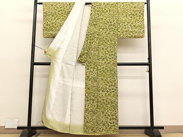 平和屋着物□上質な小紋 松竹梅 正絹 逸品 未使用 BAAX2087hv