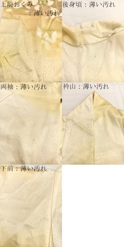 平和屋着物■訪問着 枝葉文 暈し染め 正絹 逸品 BAAX2138hv