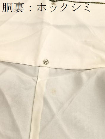 平和屋着物■上質な小紋　ふくれ織　舞花文　正絹　逸品　未使用　BAAX2161hv