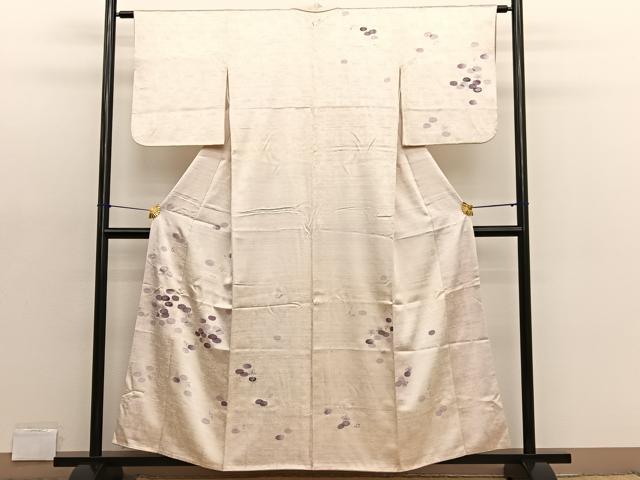 平和屋着物■訪問着　舞花文　金銀彩　正絹　逸品　BAAX2167hv