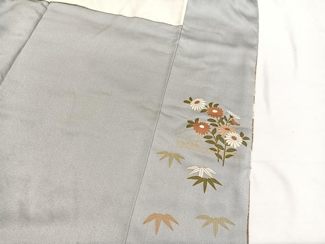 平和屋着物■豪華色留袖　鴛鴦流水花文　暈し染め　金彩　正絹　逸品　BAAX2172hv