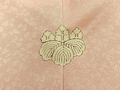 平和屋着物■訪問着 刺繍 牡丹花文 正絹 逸品 BAAX2178hv