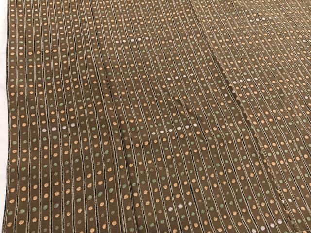 平和屋着物■上質な小紋 霰間道 正絹 逸品 未使用 BAAX2184hv