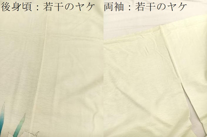 平和屋着物■訪問着 手描き カトレア 正絹 逸品 BAAX2190hv