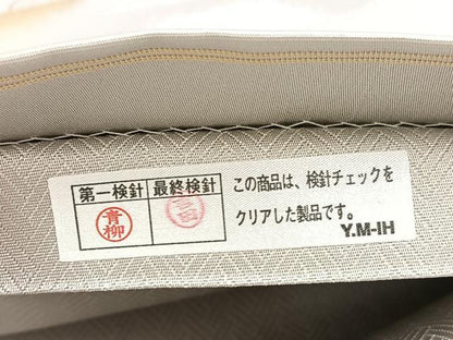 平和屋着物◎六通柄袋帯　唐織　道中財布　金銀糸　正絹　逸品　未使用　BAAX2223hv