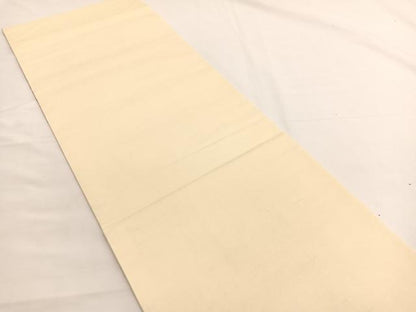 平和屋着物▽つけ帯　スリーシーズン　春夏秋　紬地　すくい織　横段文　銀糸　正絹　逸品　BAAX2319hv