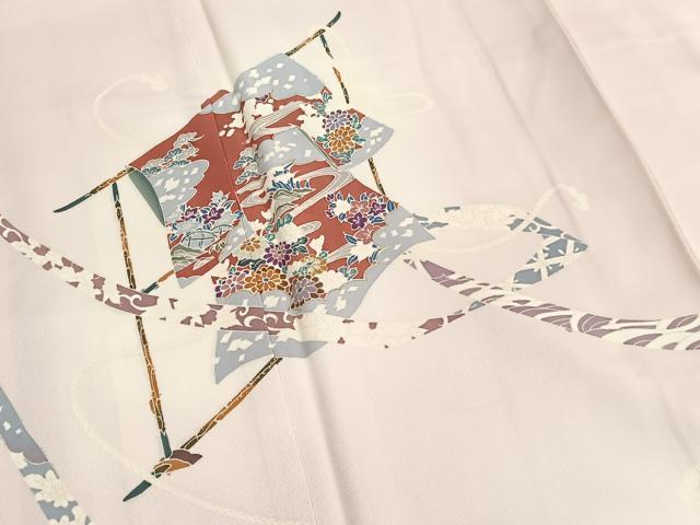 平和屋着物■訪問着 誰が袖 暈し染め 金彩 正絹 逸品 未使用 BAAX2334hv