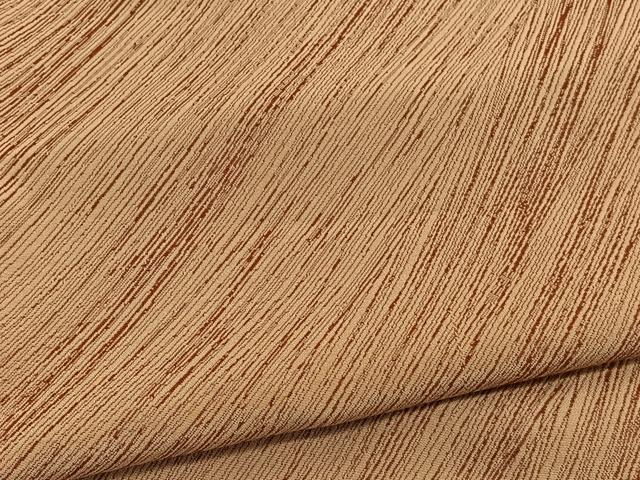 平和屋着物■上質なお召　流線文　正絹　逸品　BAAX2353hv