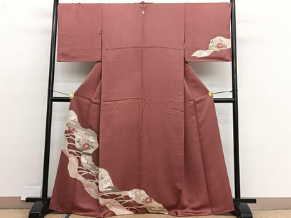 平和屋着物■訪問着　辻が花　金彩　正絹　逸品　BAAX2355hv