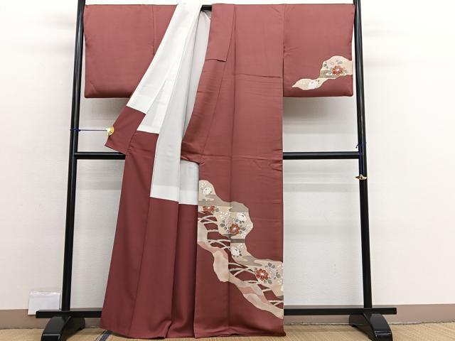 平和屋着物■訪問着　辻が花　金彩　正絹　逸品　BAAX2355hv