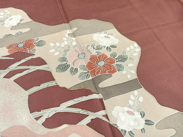 平和屋着物■訪問着　辻が花　金彩　正絹　逸品　BAAX2355hv