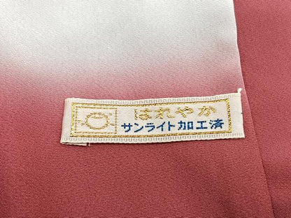 平和屋着物■江戸小紋　御所車花文　正絹　逸品　BAAX2368hv