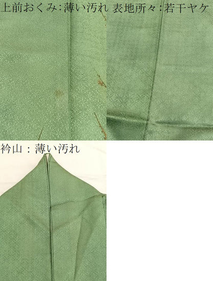 平和屋着物■訪問着　枝梅文　金彩　正絹　逸品　BAAX2404hv