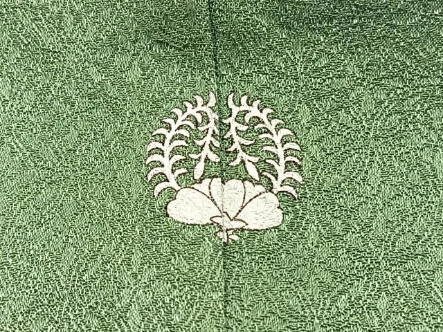 平和屋着物■訪問着　枝梅文　金彩　正絹　逸品　BAAX2404hv