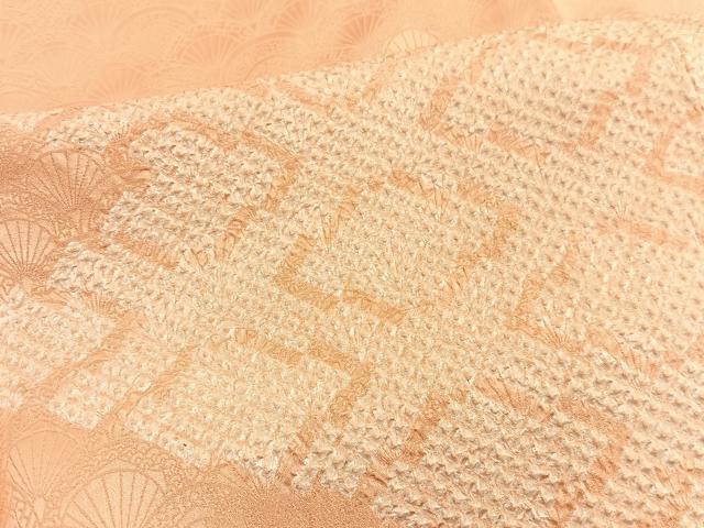平和屋着物■訪問着　絞り　松皮菱文　正絹　逸品　未使用　BAAX2407hv