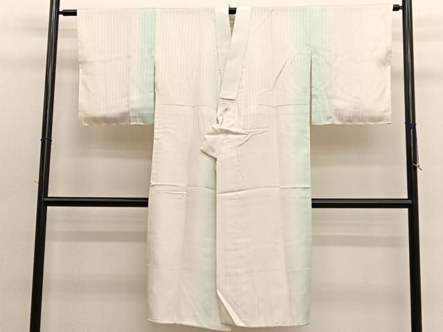 平和屋着物■長襦袢　袷　霞文　暈し染め　正絹　逸品　BAAX2413hv