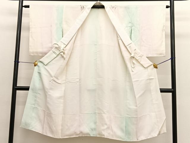 平和屋着物■長襦袢　袷　霞文　暈し染め　正絹　逸品　BAAX2413hv