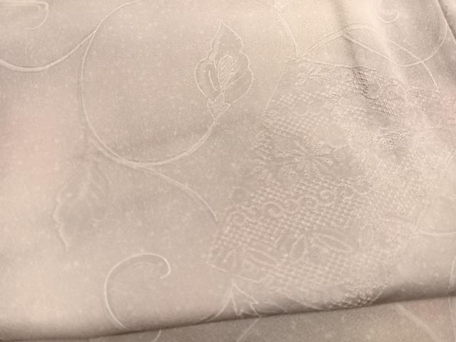 平和屋着物■上質な小紋　地紋起こし　唐草文　暈し染め　正絹　逸品　BAAX2414hv