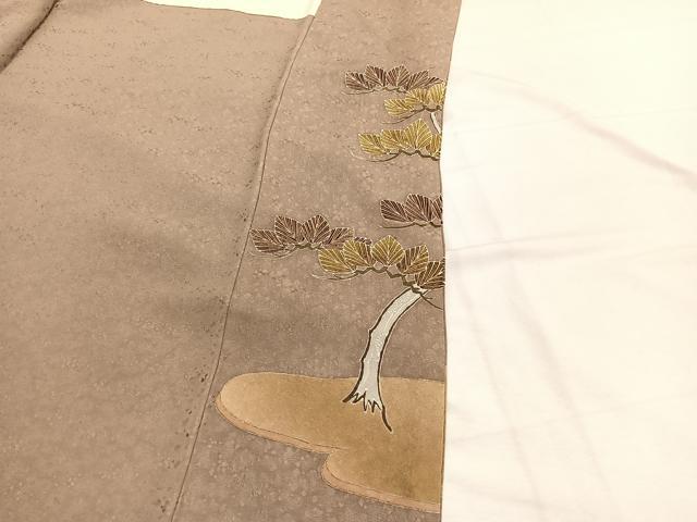 平和屋着物■豪華色留袖　刺繍　浜松文　金彩　三越扱い　正絹　逸品　BAAX2420hv