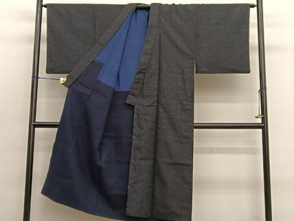 平和屋着物■男性 紬 絣文様 正絹 逸品 BAAX2427hv