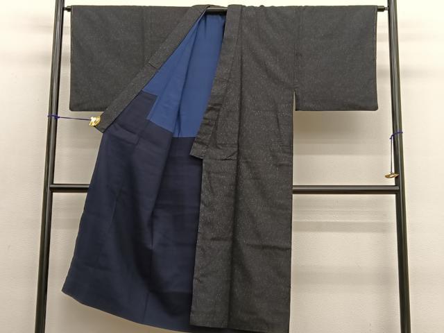 平和屋着物■男性 紬 絣文様 正絹 逸品 BAAX2427hv