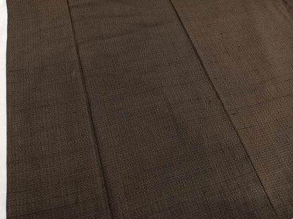 平和屋着物■男性 紬 アンサンブル 格子 正絹 逸品 BAAX2457hv
