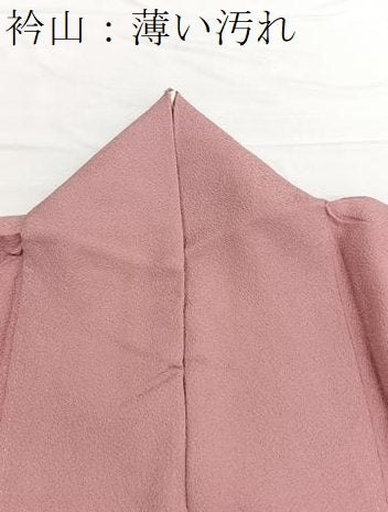 平和屋着物■中国三大刺繍　スワトウ刺繍　総刺繍　無地絵羽訪問着　草花文　珊瑚色　正絹　逸品　BAAX2481hv