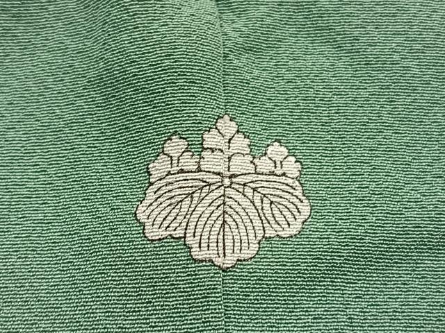 平和屋着物■上質な色無地　老竹色　正絹　逸品　未使用　BAAX2482hv