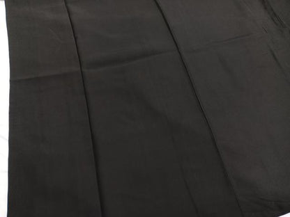 平和屋着物■男性　黒紋付　正絹　逸品　BAAX2494hv