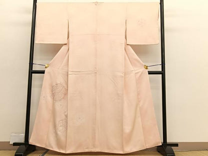 平和屋着物■中国三大刺繍　相良刺繍　訪問着　鳳凰花文　暈し染め　正絹　逸品　BAAX2501hv