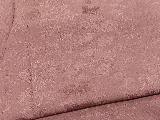 平和屋着物■上質な色無地　樹林地紋　鴇浅葱色　正絹　逸品　BAAX2506hv