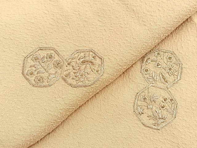 平和屋着物■豪華色留袖　総刺繍　蜀江花文　金銀糸　正絹　逸品　未使用　BAAX2510hv