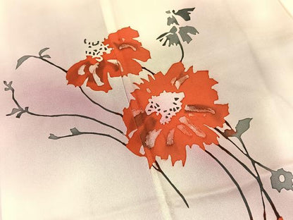平和屋着物■訪問着　枝花文　ろうけつ染め　暈し染め　正絹　逸品　BAAX2517hv