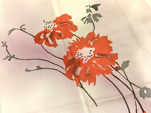 平和屋着物■訪問着　枝花文　ろうけつ染め　暈し染め　正絹　逸品　BAAX2517hv