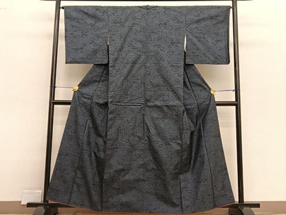 平和屋着物■本場大島紬　7マルキ　風景文　正絹　逸品　BAAX2523hv