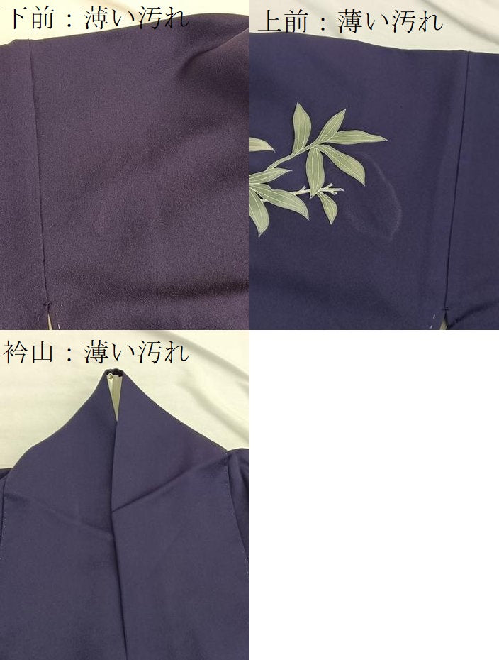 平和屋着物■訪問着　友禅　鴛鴦梅文　正絹　逸品　BAAX2534hv
