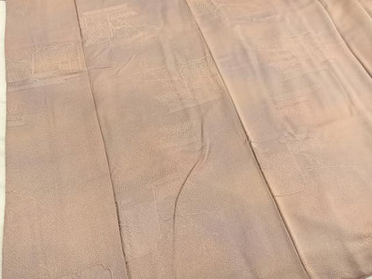 平和屋着物■上質な小紋　草葉風景地紋　暈し染め　正絹　逸品　BAAX2537hv