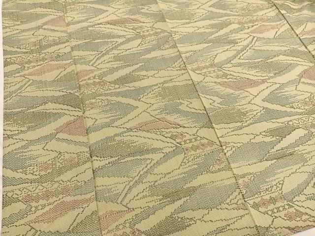 平和屋着物▽本場大島紬　単衣　重山文　正絹　逸品　BAAX2557hv