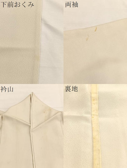 平和屋着物▽訪問着　単衣　作家物　手描き　金閣寺　暈し染め　正絹　逸品　BAAX2582hv