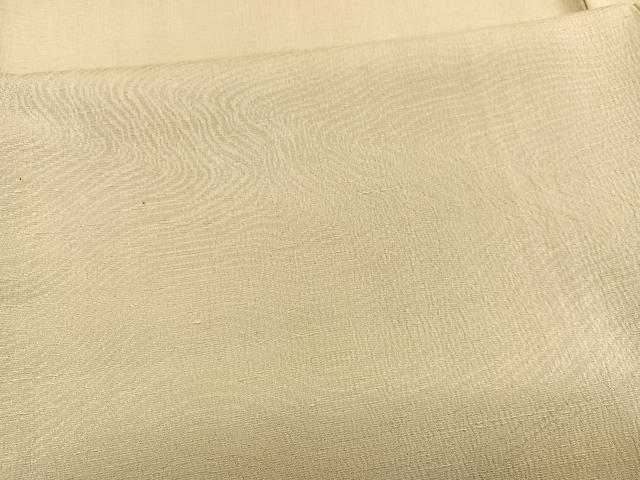平和屋着物▽上質な色無地　単衣　流水地紋　蒸栗色　正絹　逸品　BAAX2588hv