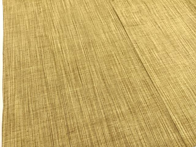 平和屋着物▽上質な紬　単衣　絣文様　正絹　逸品　BAAX2599hv